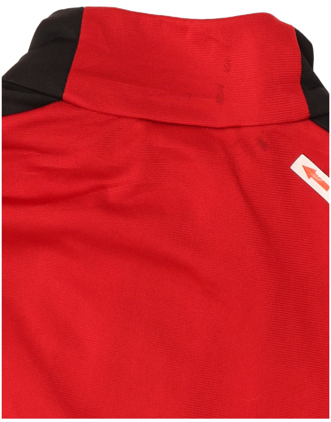 Adidas Træningsdragt til mænd Topjakke UK 38/40 Medium Rød Colourblock Polyester