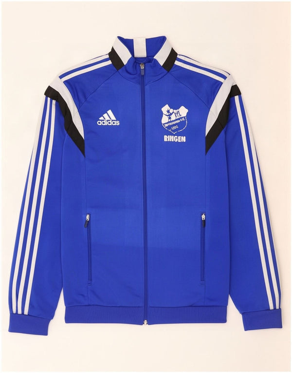 Adidas Herre grafisk træningsdragt Topjakke Medium Blue Colourblock Polyester