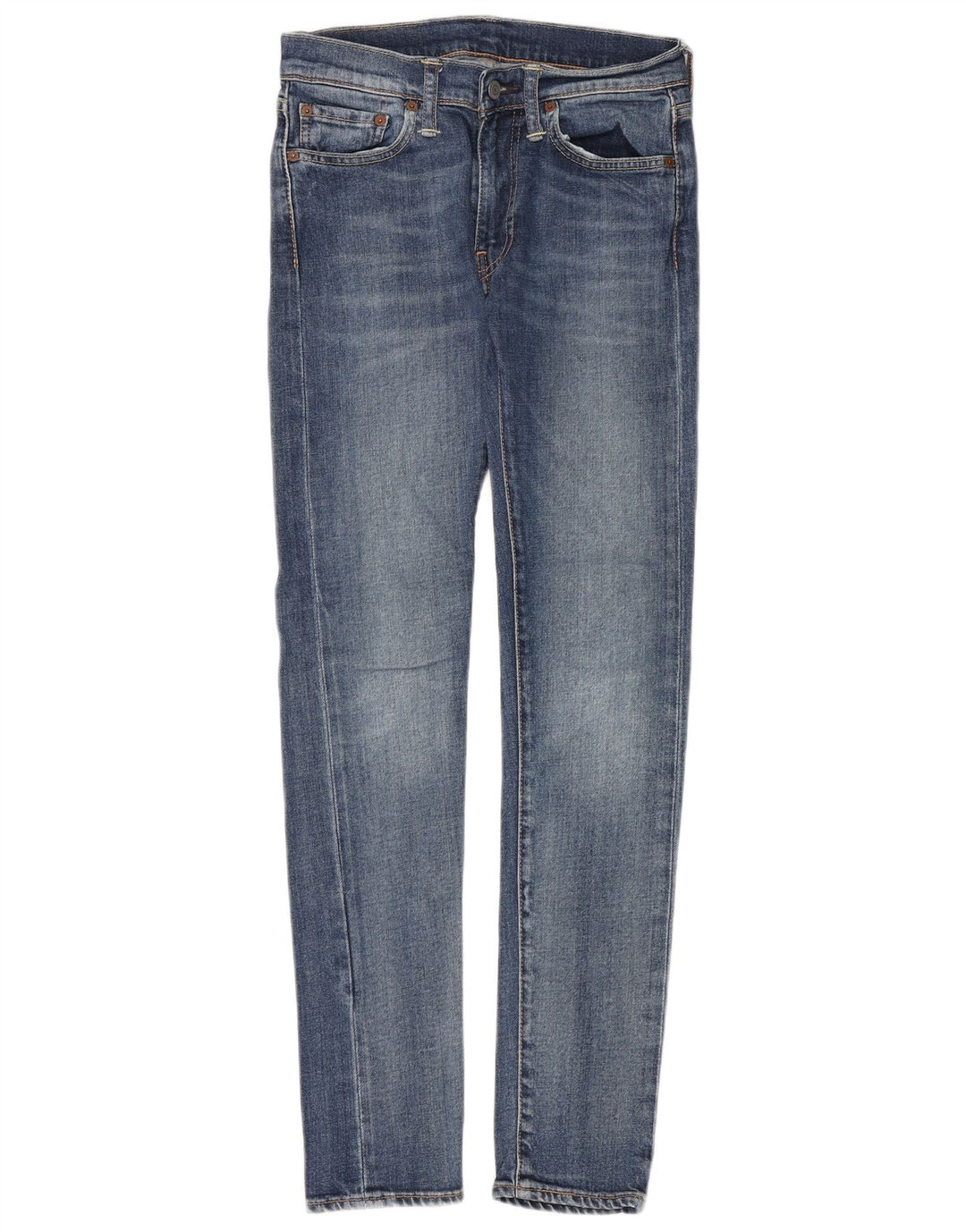 LEVI'S Mens 519 Skinny Jeans W29 L32 Blue Cotton