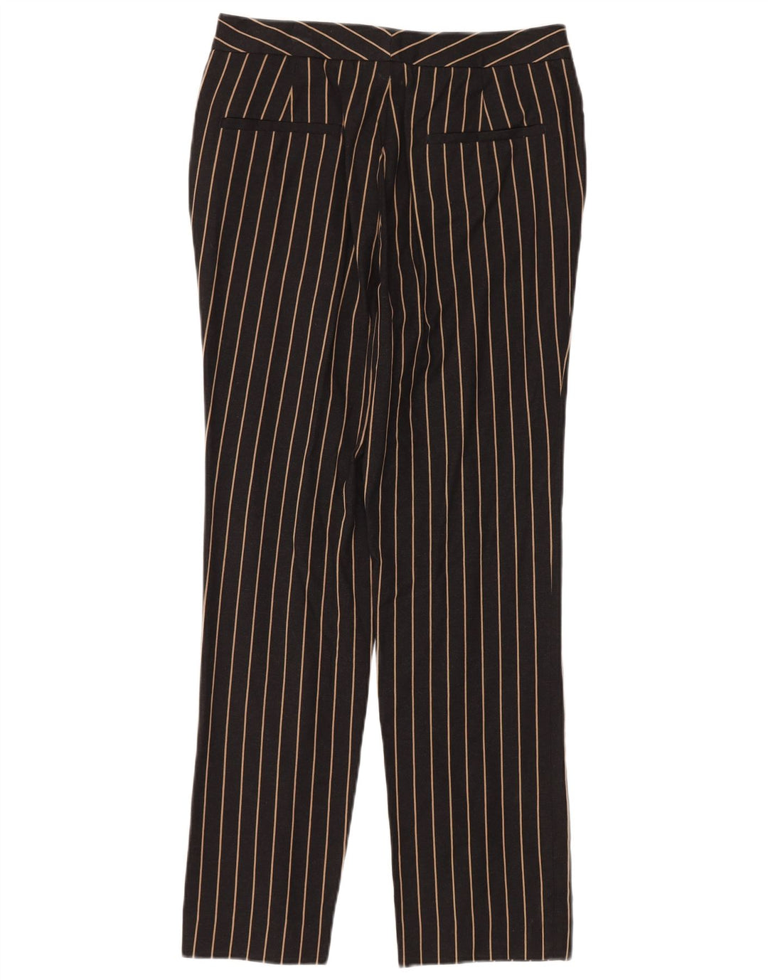 MASSIMO DUTTI Højtaljede Chinobukser til kvinder EU 38 Small W28 L28 Sort