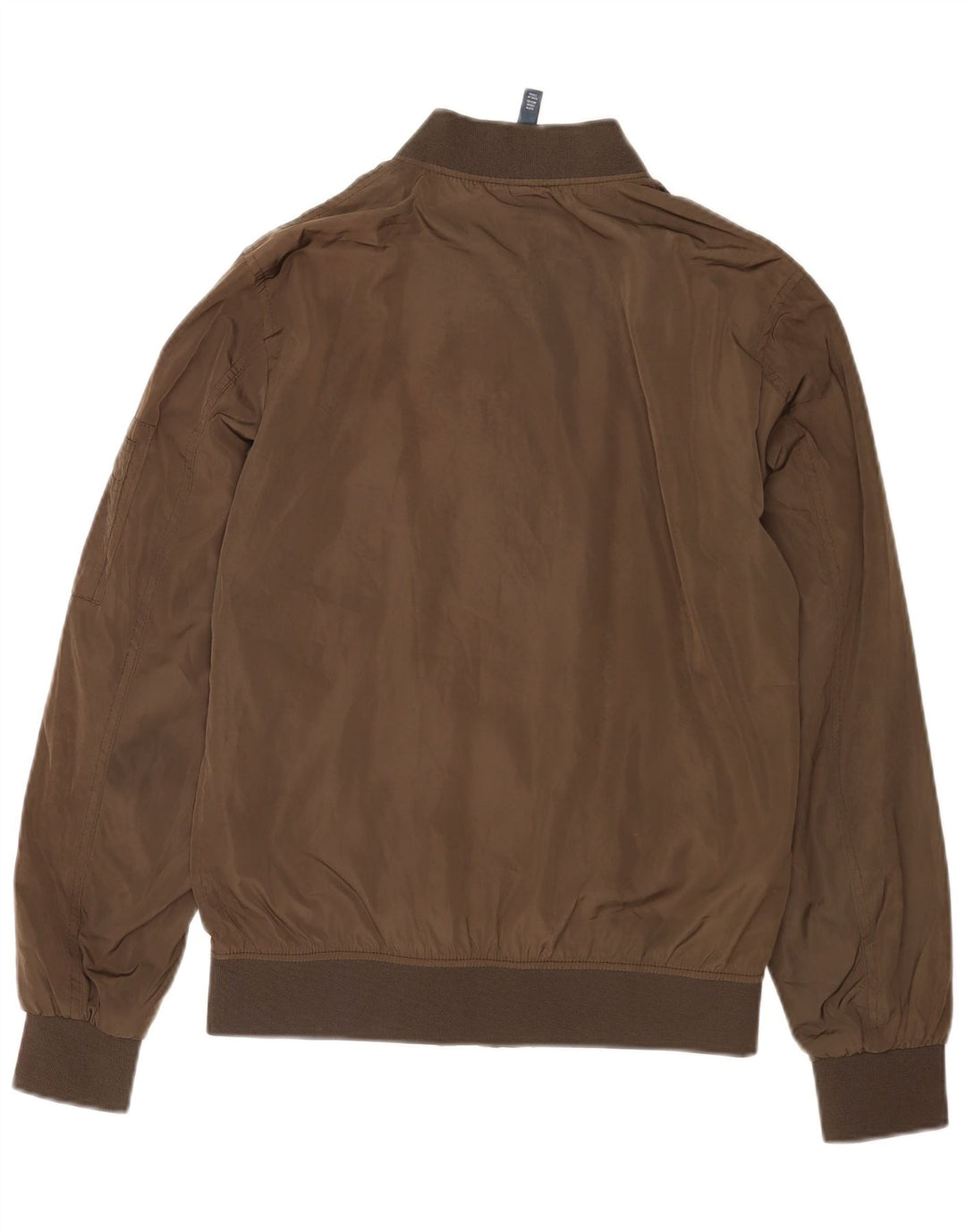 ZARA Bomberjakke til mænd UK 38 Medium Brun Polyester