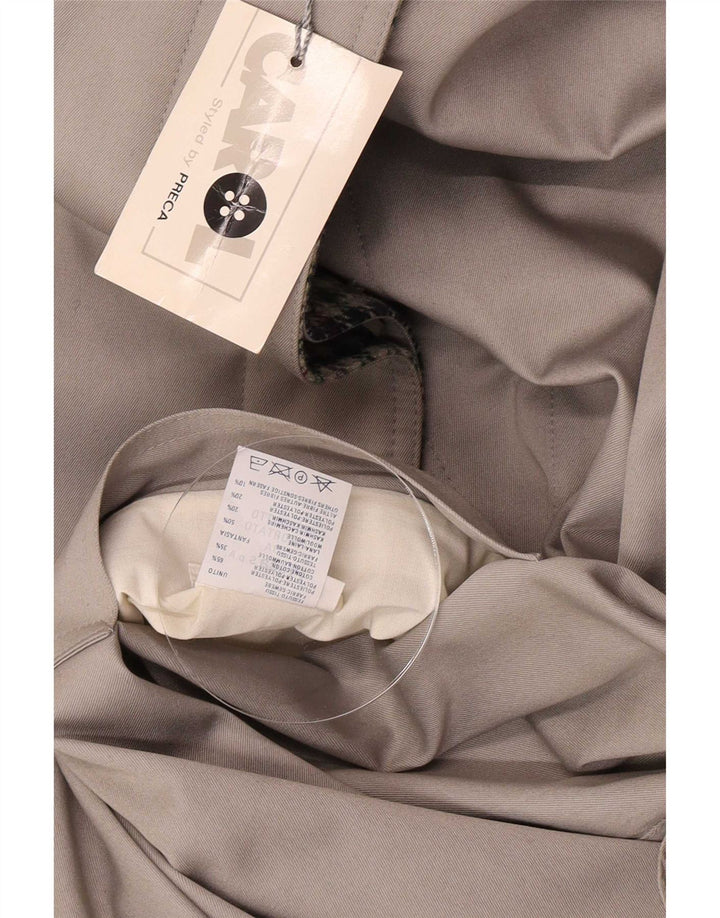 Carol Womens Vendbar Overfrakke IT 48 XL Grå Polyester
