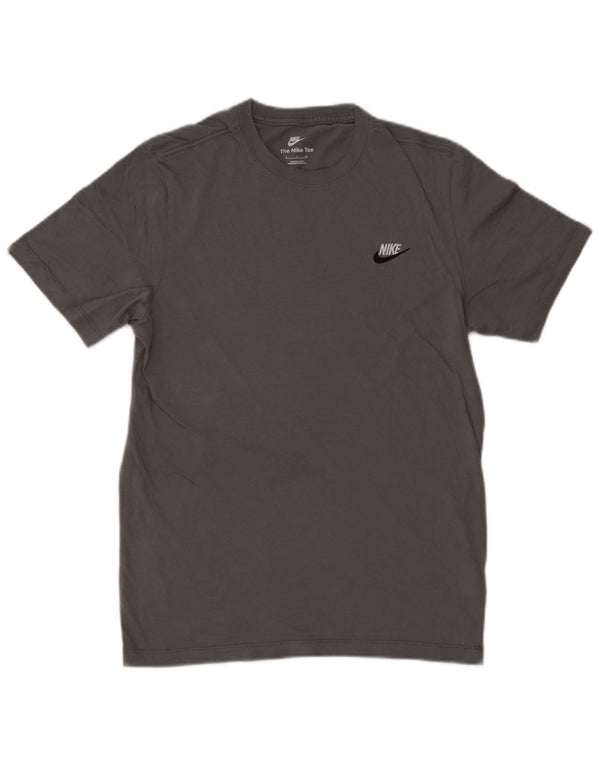 Nike T-shirt top til mænd, lille grå bomuld