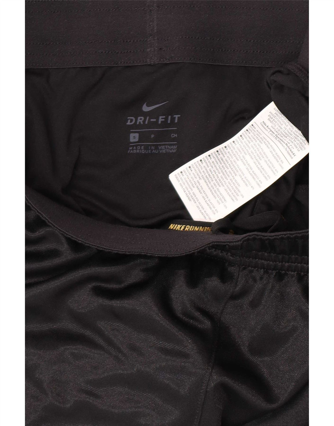 Nike Dame Dri Fit Sport Shorts UK 10 Small Black Polyester
