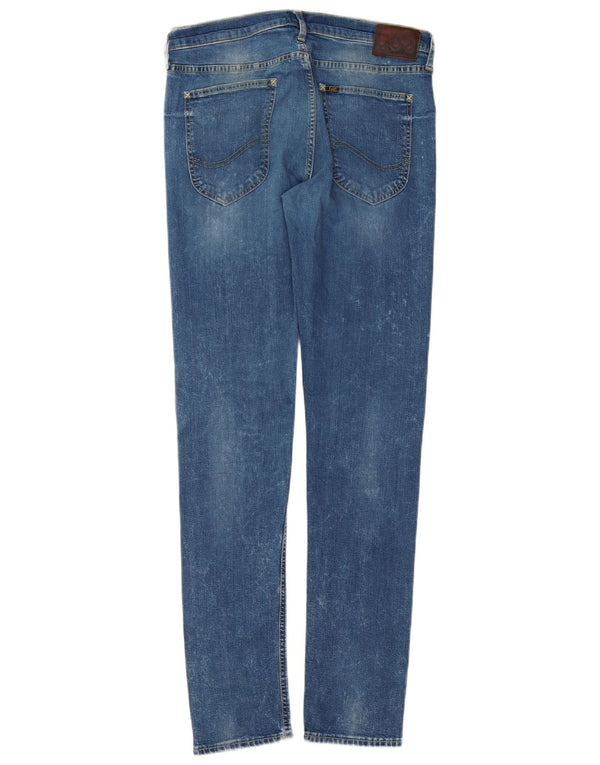 Lee Herre Luke Slim Jeans W34 L34 Blå Bomuld