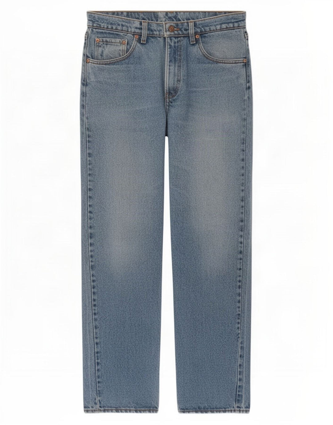 Levi's Herre 565 Straight Jeans W34 L32 Blå Bomuld