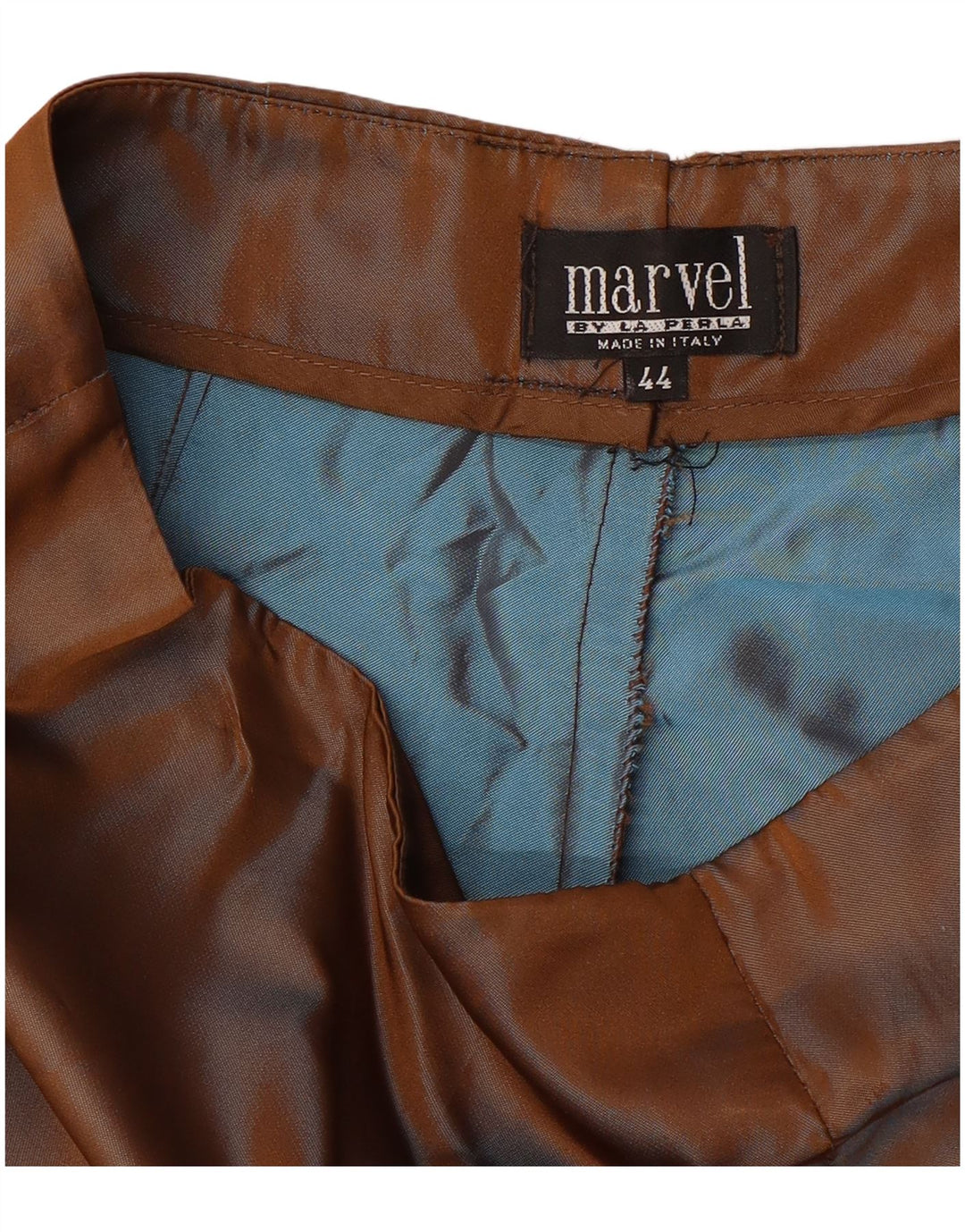 LA PERLA Dame Marvel Straight Casual Bukser IT 44 Medium W28 L28 Brun