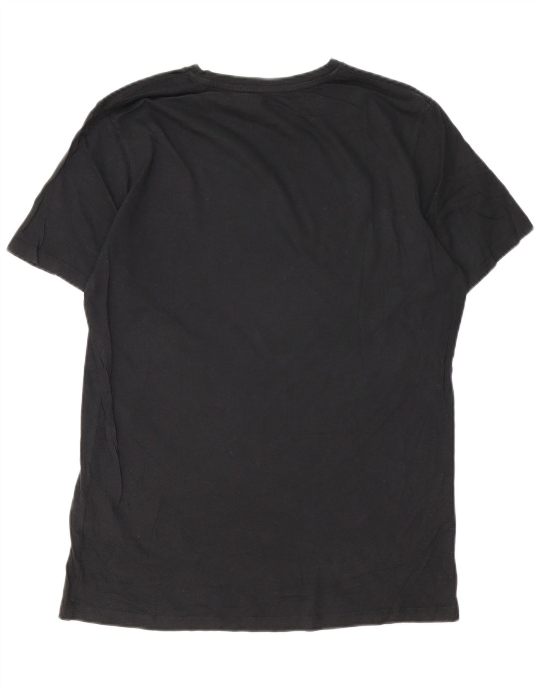 JACK & JONES Herre grafisk T-shirt Top Stor sort bomuld