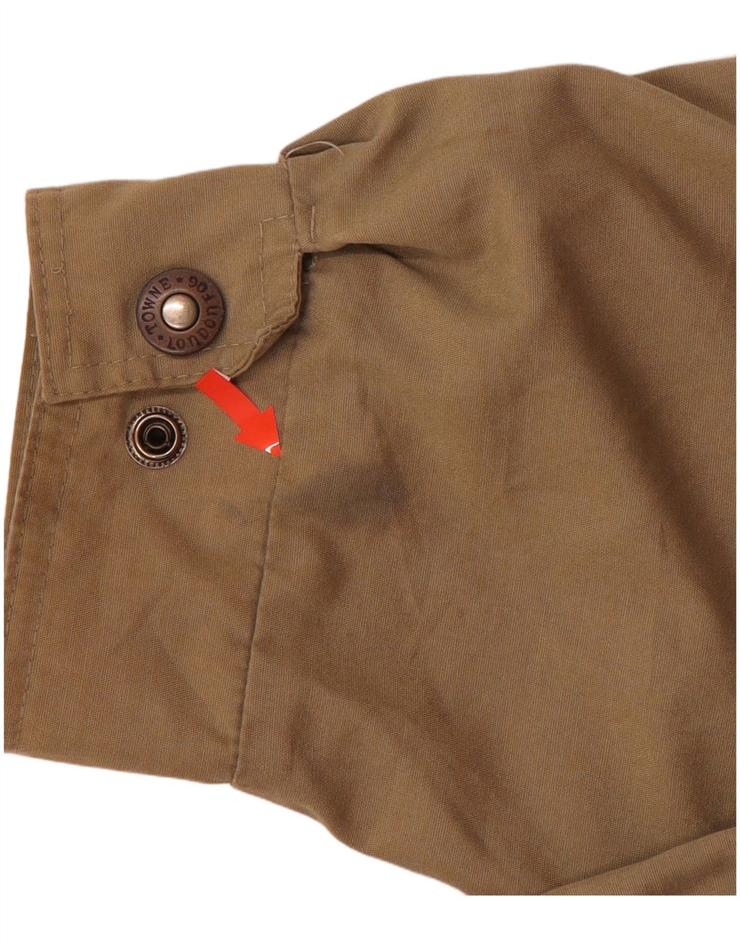 LONDON FOG Mens Utility Jacket UK 42 XL Beige