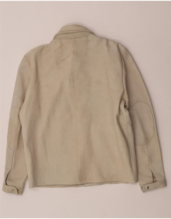 Vintage herre ruskindsjakke IT 50 Large Beige