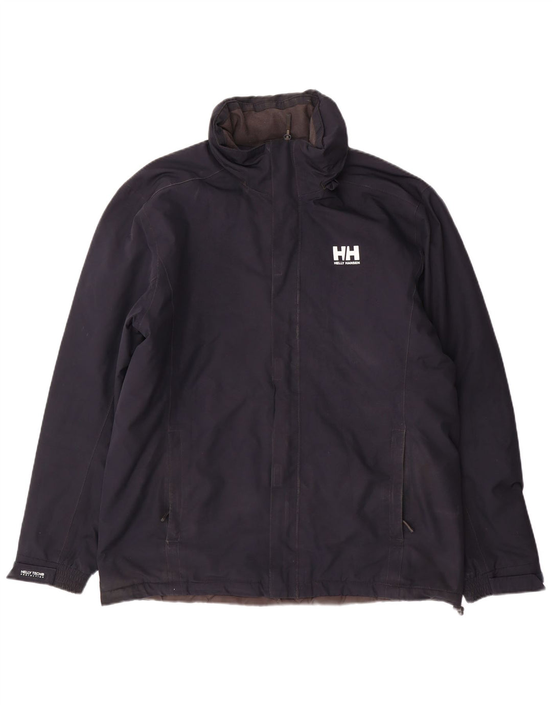 Helly Hansen Herre Windbreaker Jacket UK 42 XL Navy Blue Polyester