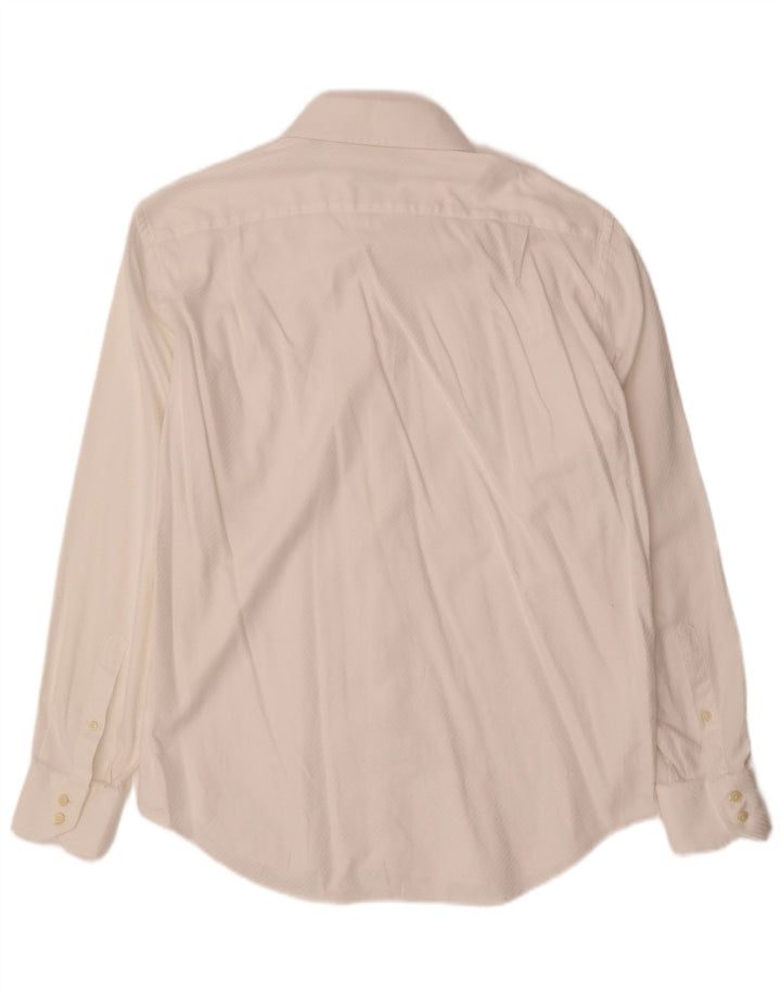 Corneliani Herreskjorte str. 42 16 1/2 Stor Hvid Bomuld
