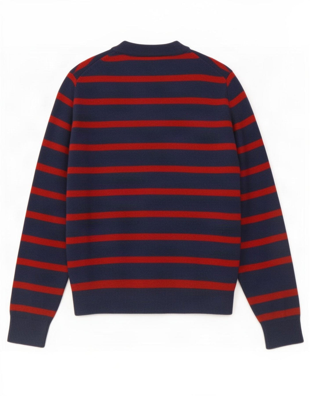 Tommy Hilfiger Herre V-hals sweater Medium Navyblå stribet bomuld
