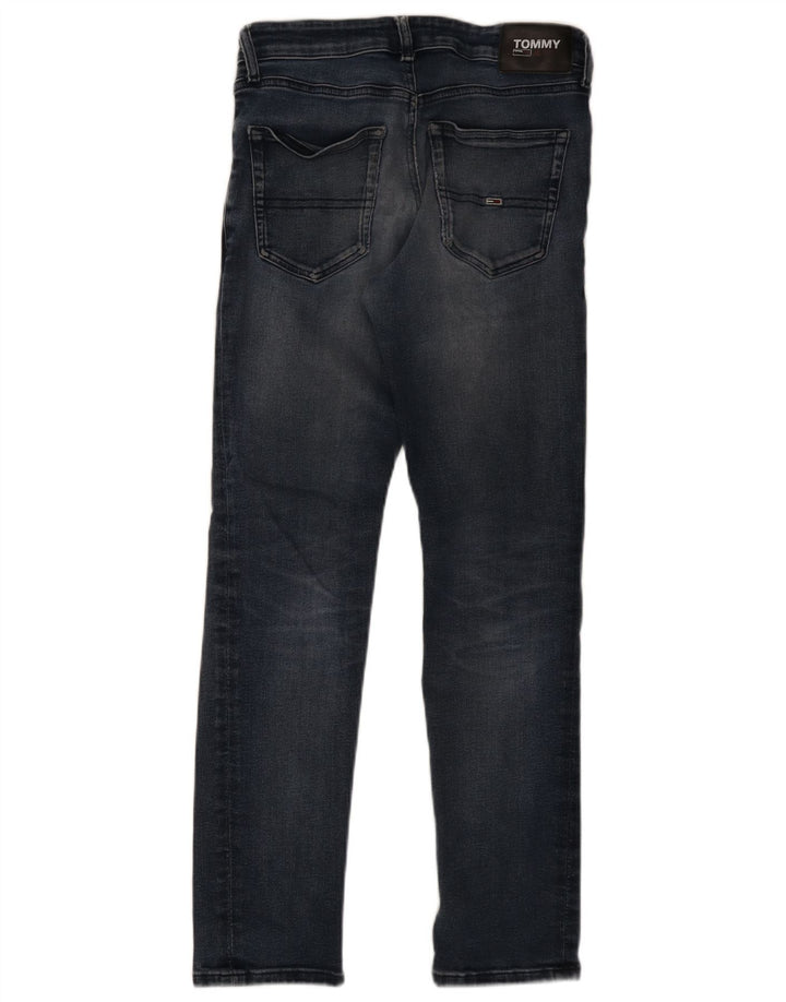 Tommy Hilfiger Herre Slim Jeans W30 L30 Blå Bomuld