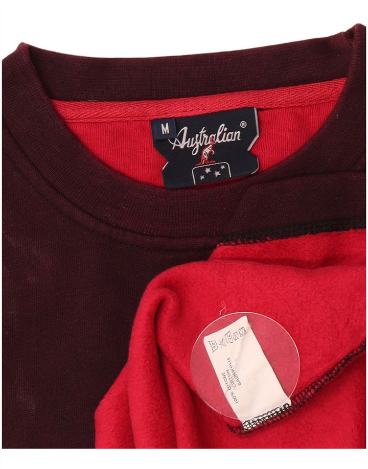 AUSTRALIAN L'ALPINA Herre Top Langærmet Medium Maroon Bomuld