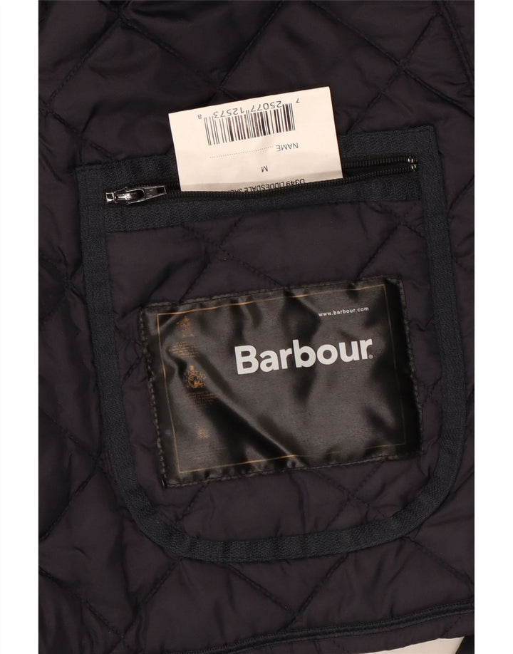 Barbour Herre quiltet jakke UK 38 Mellem marineblå polyamid