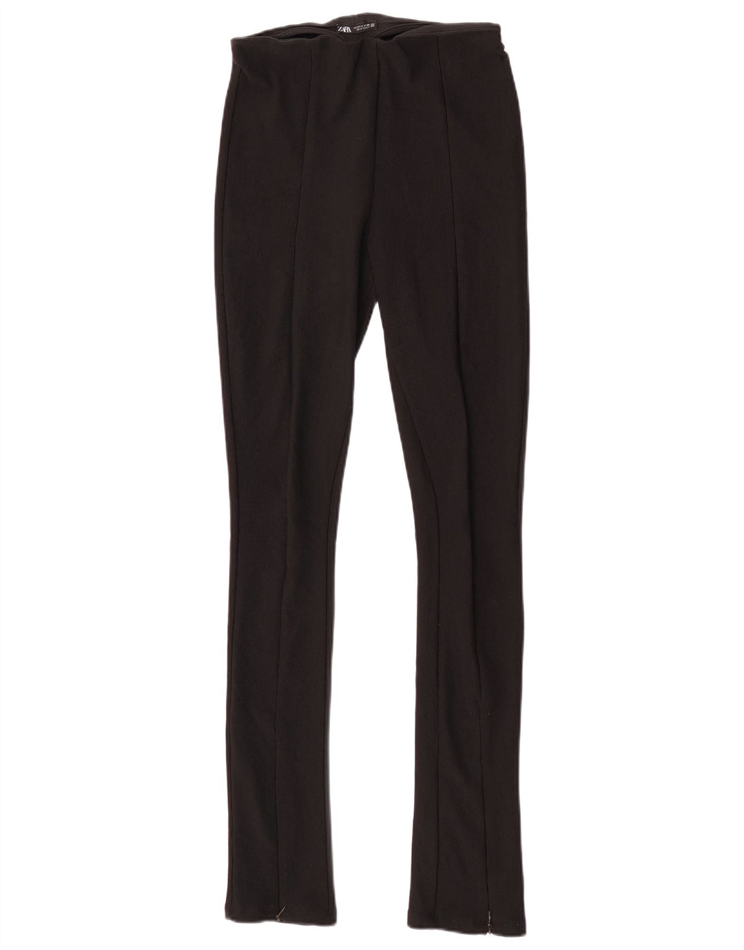 Zara Dame Leggings Lille sort polyester