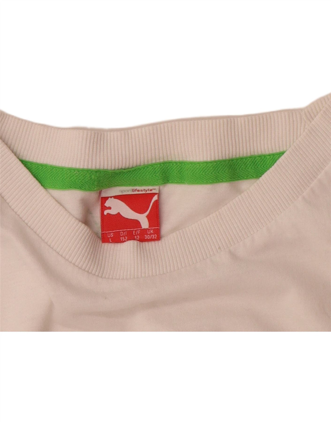 Puma Boys Grafisk T-Shirt Top 11-12 År Hvid