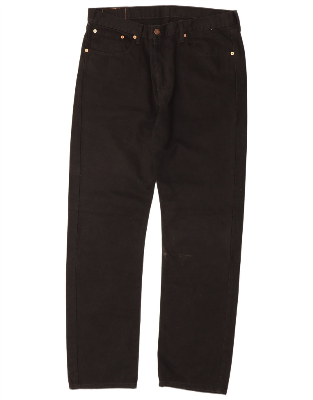 Levi's Herre 751 lige jeans W38 L34 sort bomuld