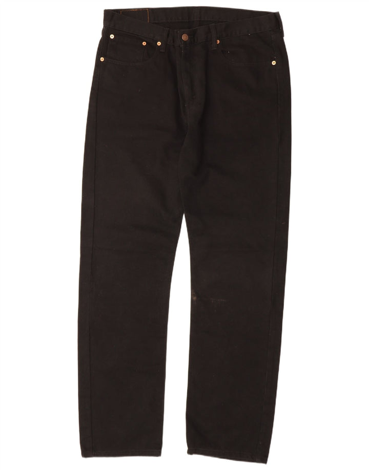 Levi's Herre 751 lige jeans W38 L34 sort bomuld