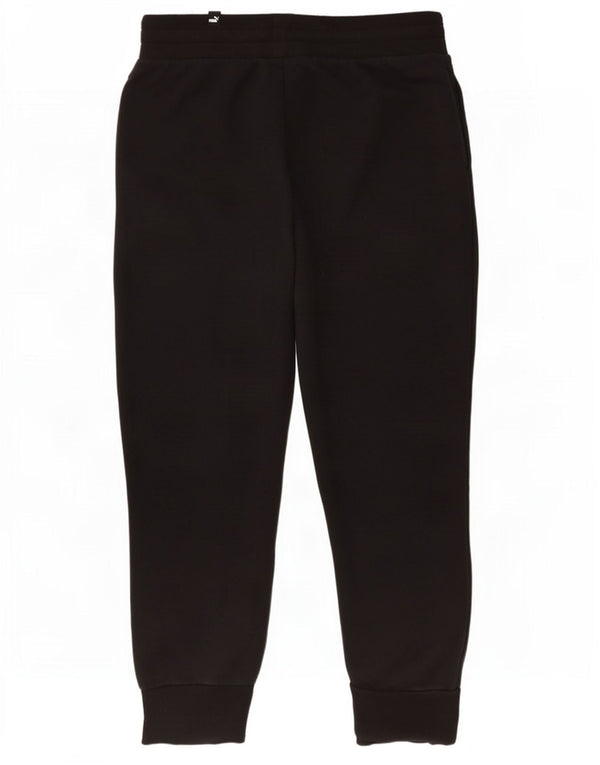 Puma Mens Tracksuit Trousers Joggers Medium Black Cotton