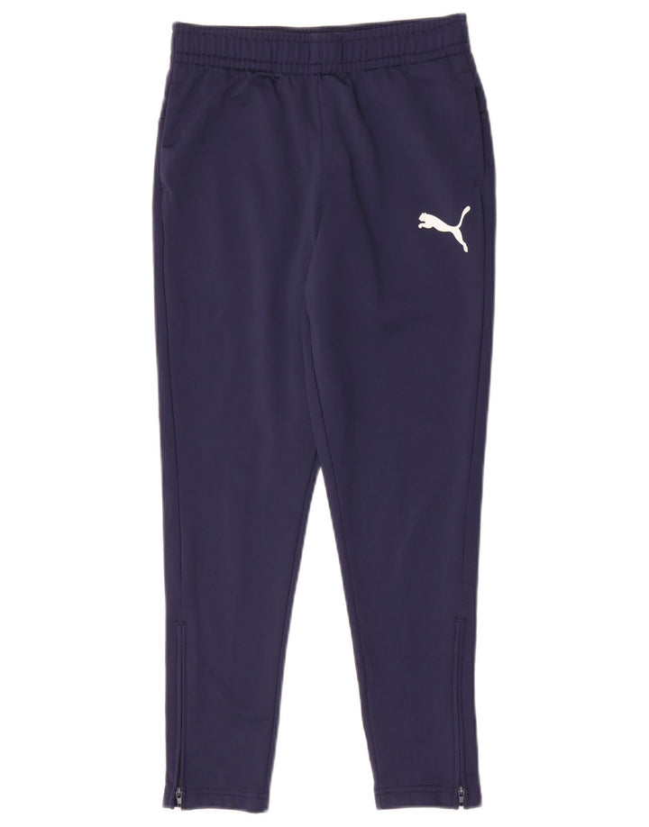 Puma Træningsdragt Bukser til drenge 9-10 år Navy Blue Polyester