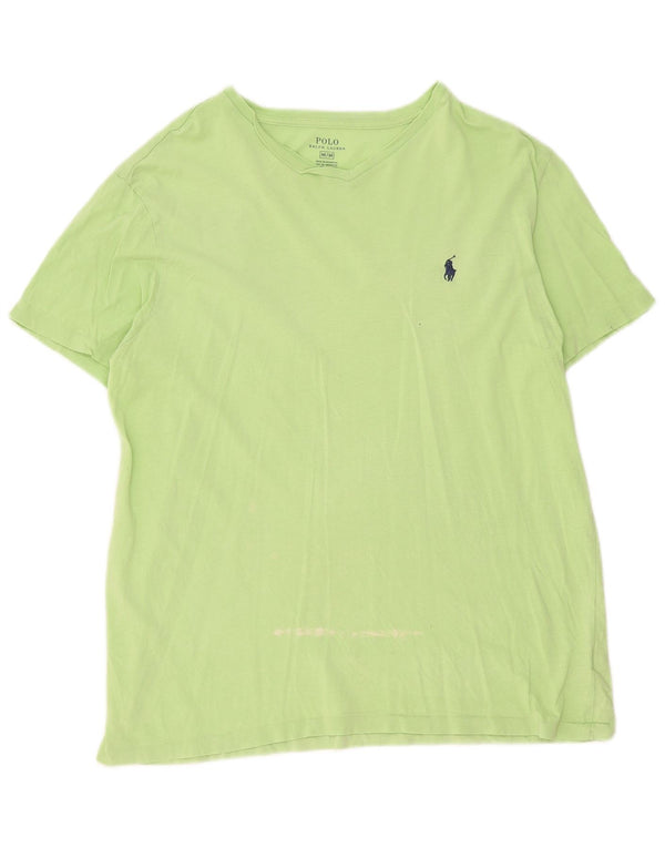 Polo Ralph Lauren Herre T-shirt Top Medium Grøn Bomuld