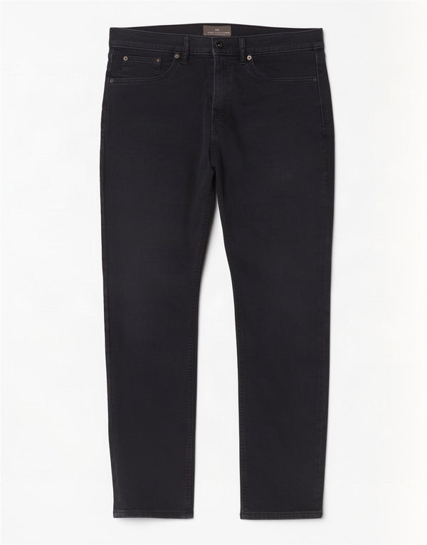 Marks & Spencer Herre Slim Jeans W34 L31 Sort Bomuld