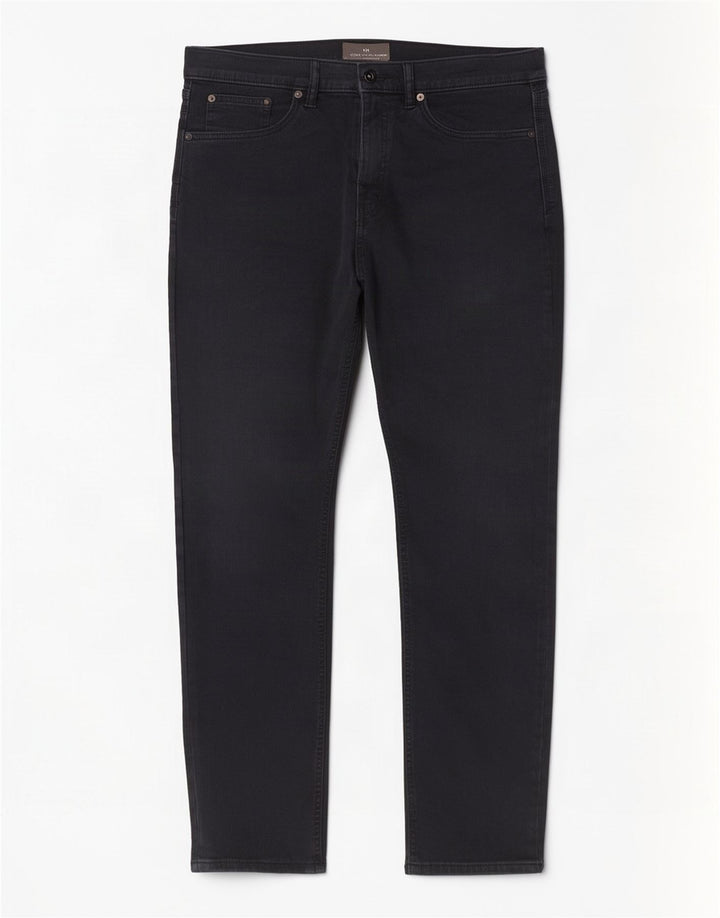 Marks & Spencer Herre Slim Jeans W34 L31 Sort Bomuld