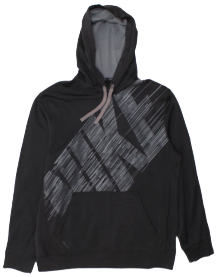 Nike Herre Therma-Fit grafisk hættetrøje Jumper Medium Navyblå polyester