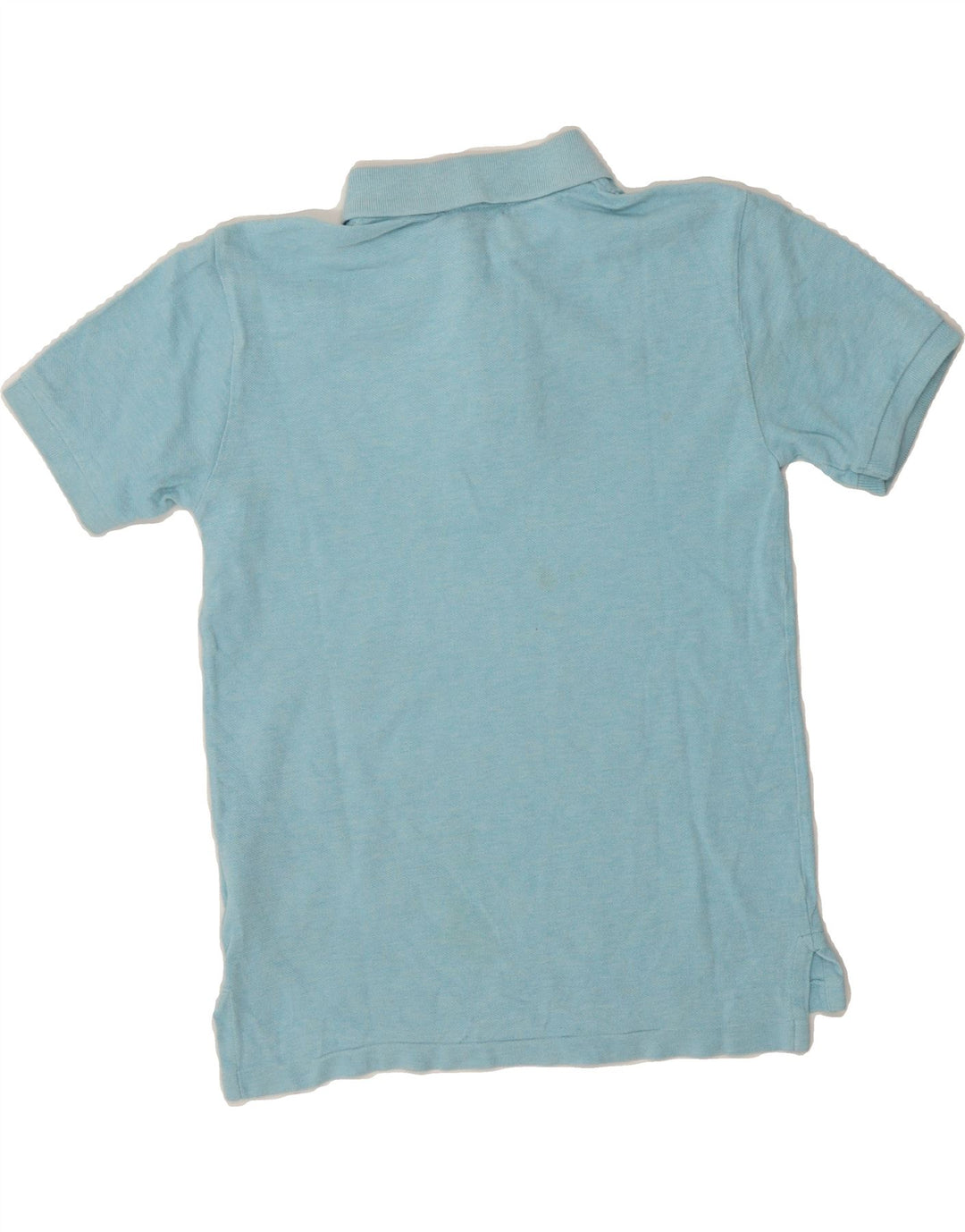 RALPH LAUREN Boys Polo Shirt 7-8 Years Small Blue Cotton Vintage Ralph Lauren and Second-Hand Ralph Lauren from Messina Hembry 
