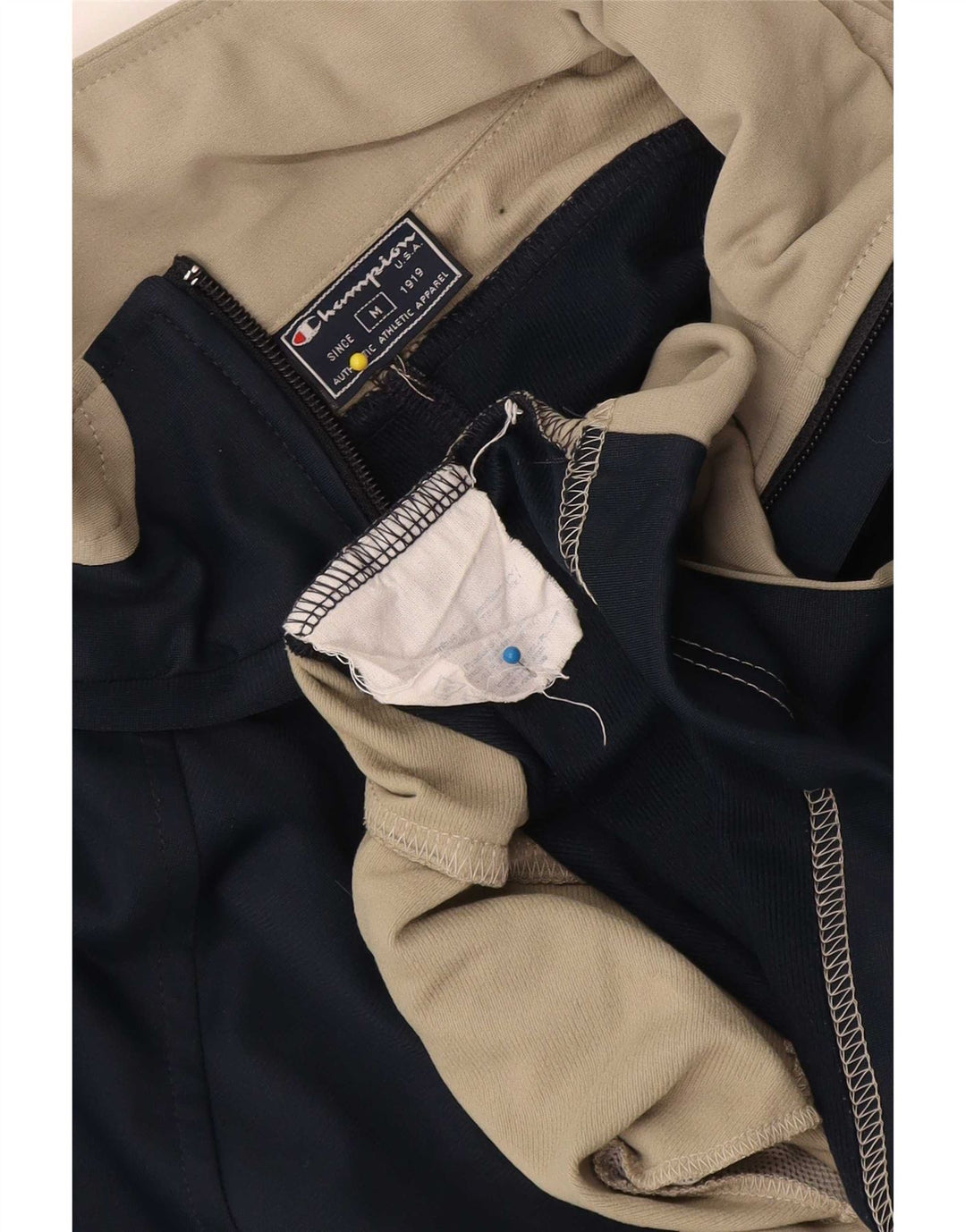 Champion Herre grafisk træningsdragt Topjakke Medium Navy Blue Colourblock