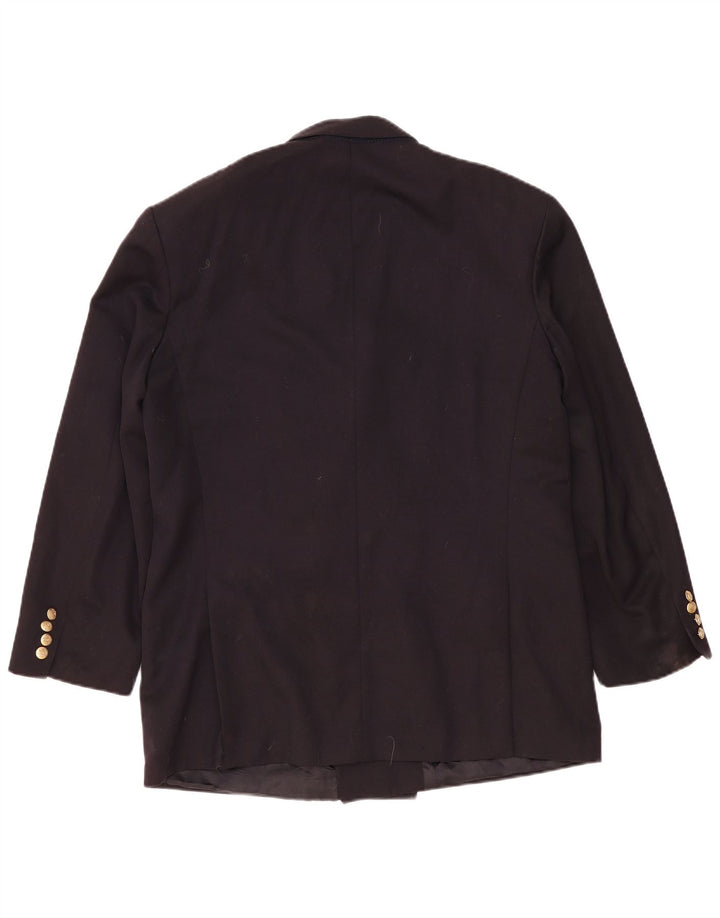 Marks & Spencer Herre Double Breasted Blazer Jacket UK 42 Large Navy Blue