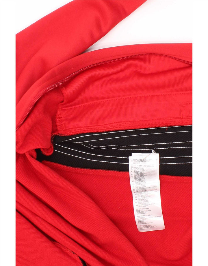 Adidas Træningsdragt Topjakke til drenge 7-8 år Rød Colourblock Polyester