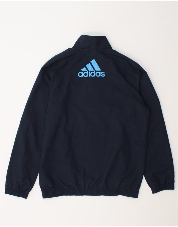 Adidas drenge grafisk træningsdragt topjakke 13-14 år marineblå farveblok