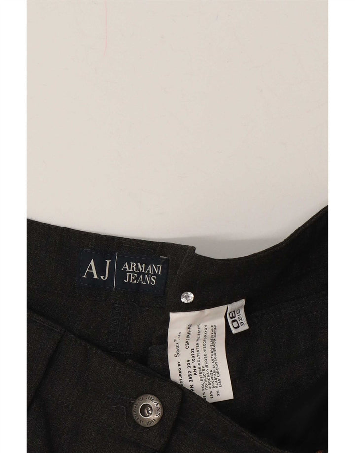 Armani Dame Bootcut Casual Bukser W30 L33 Grå Polyester