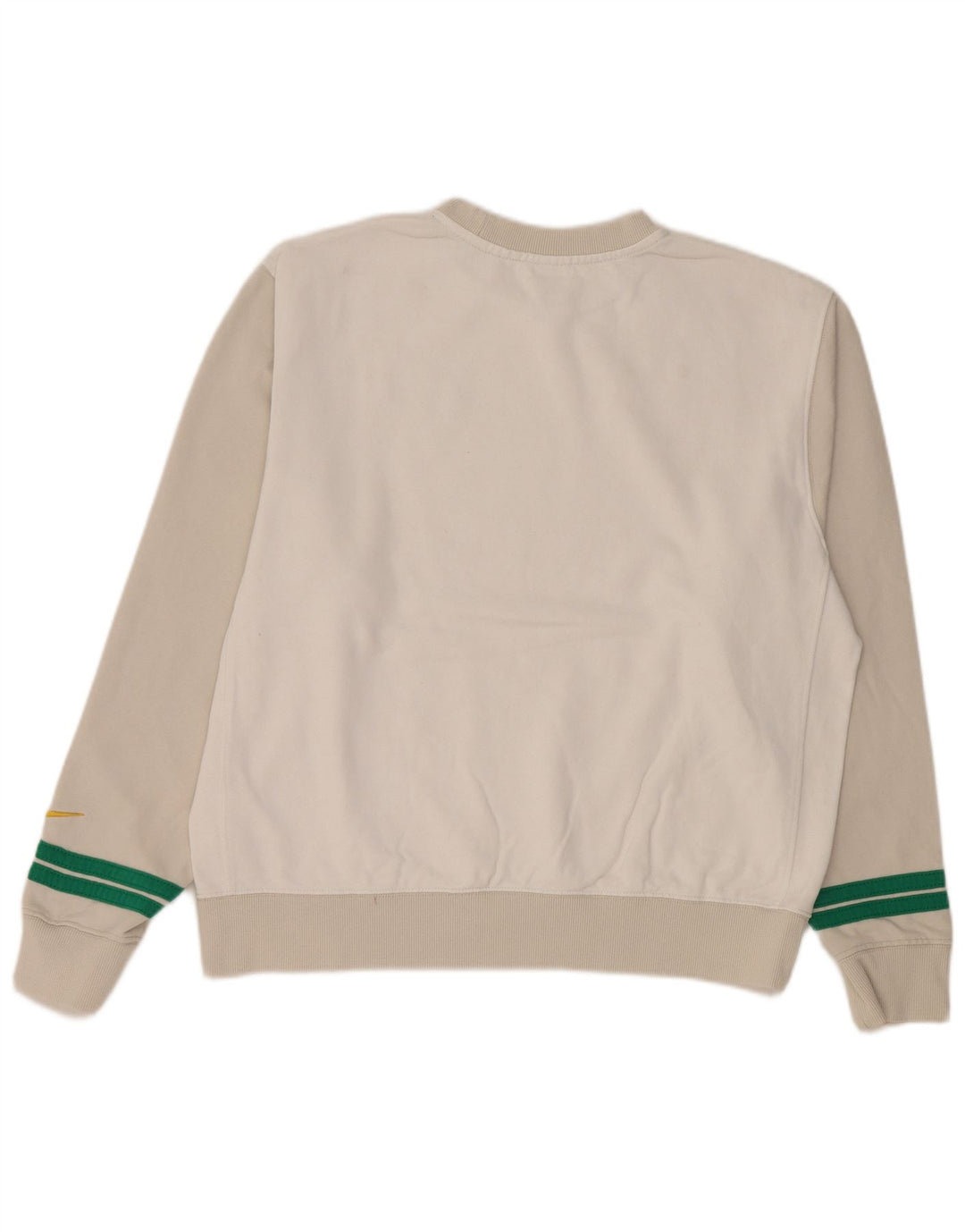 Nike Herre grafisk sweatshirt Jumper Medium White Colourblock Bomuld