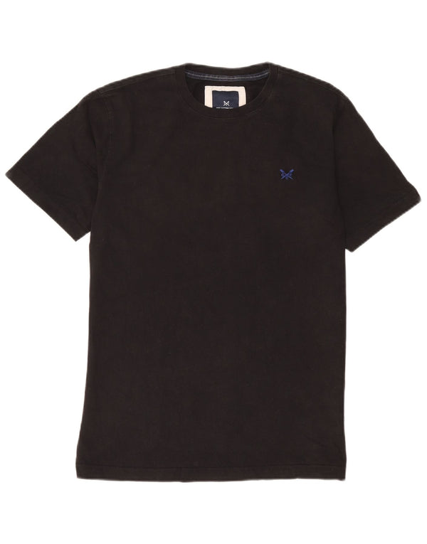 Crew Clothing Mens T-Shirt Top Small Black Cotton
