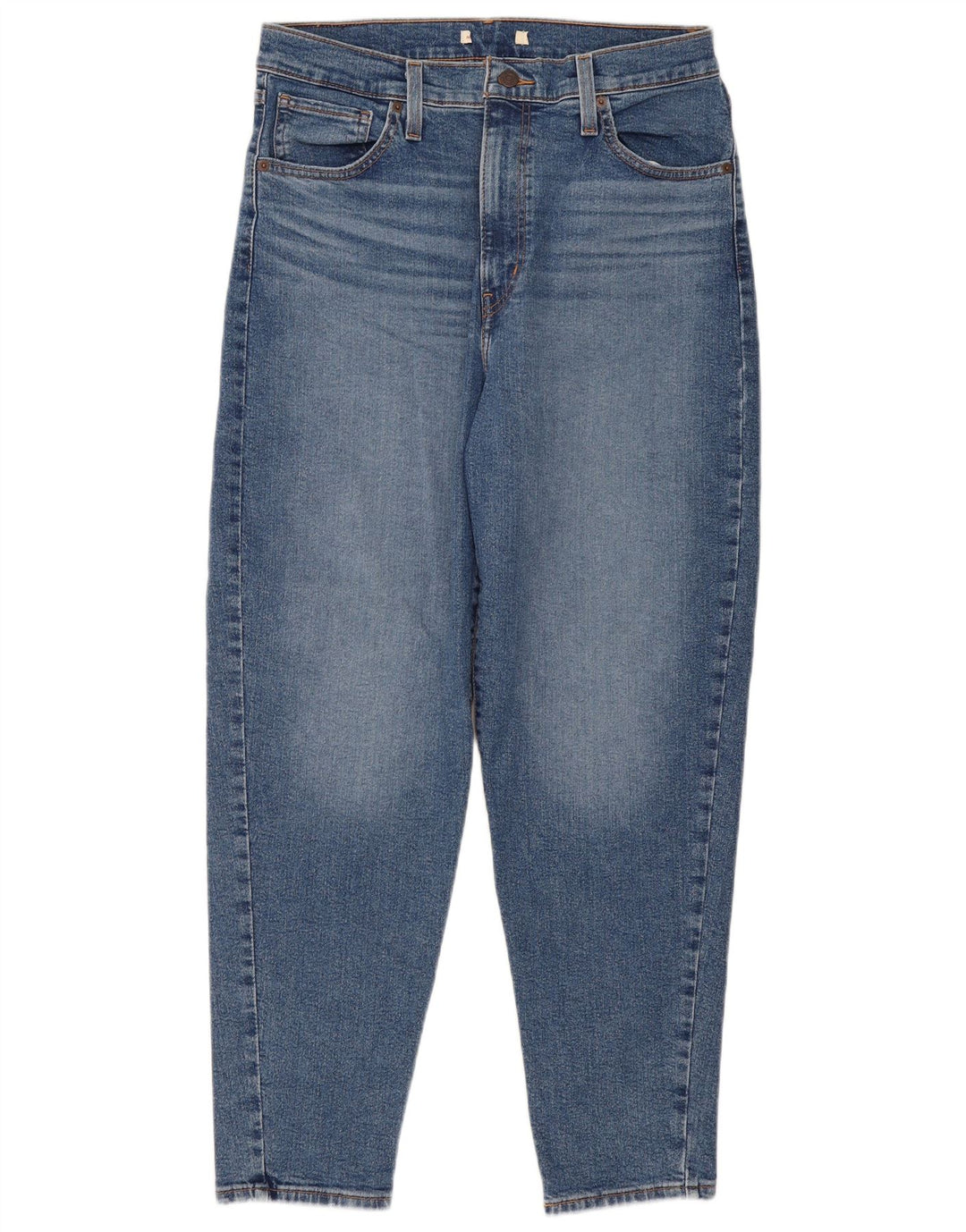 Levi's Kvinder Højtliggende Tapered Jeans W32 L29 Blå