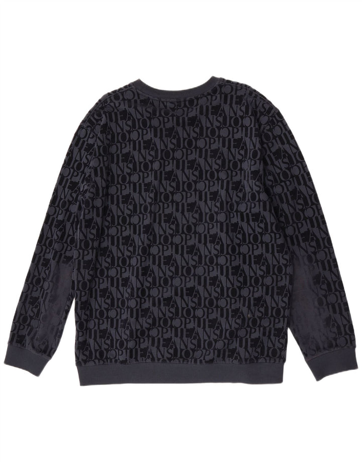 Joop Herre Grafisk Sweatshirt Jumper 2XL Marineblå Bomuld