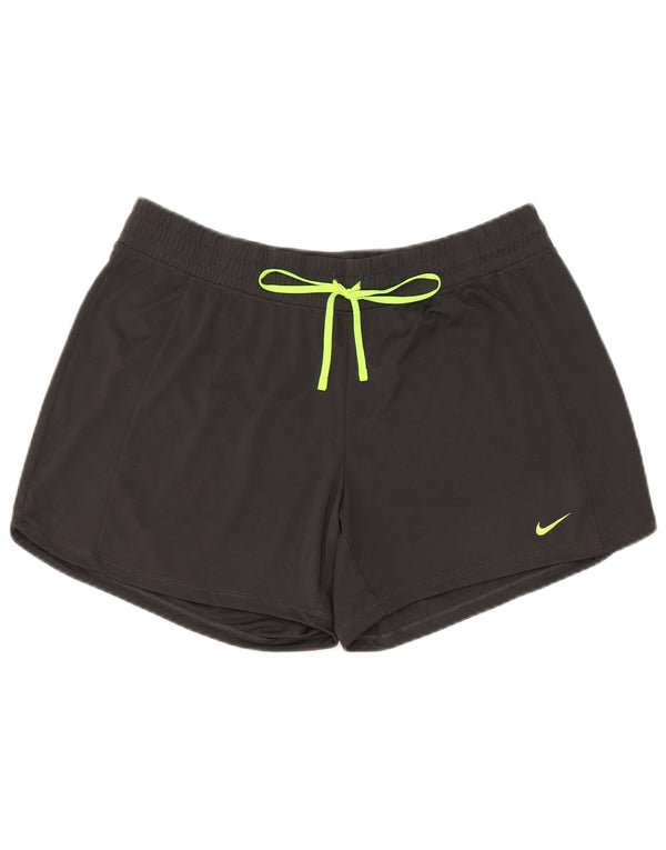 Nike sportsshorts til mænd, store grå polyester