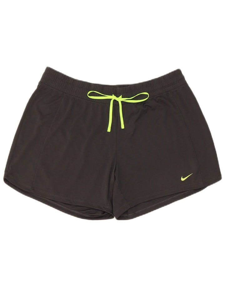 Nike sportsshorts til mænd, store grå polyester