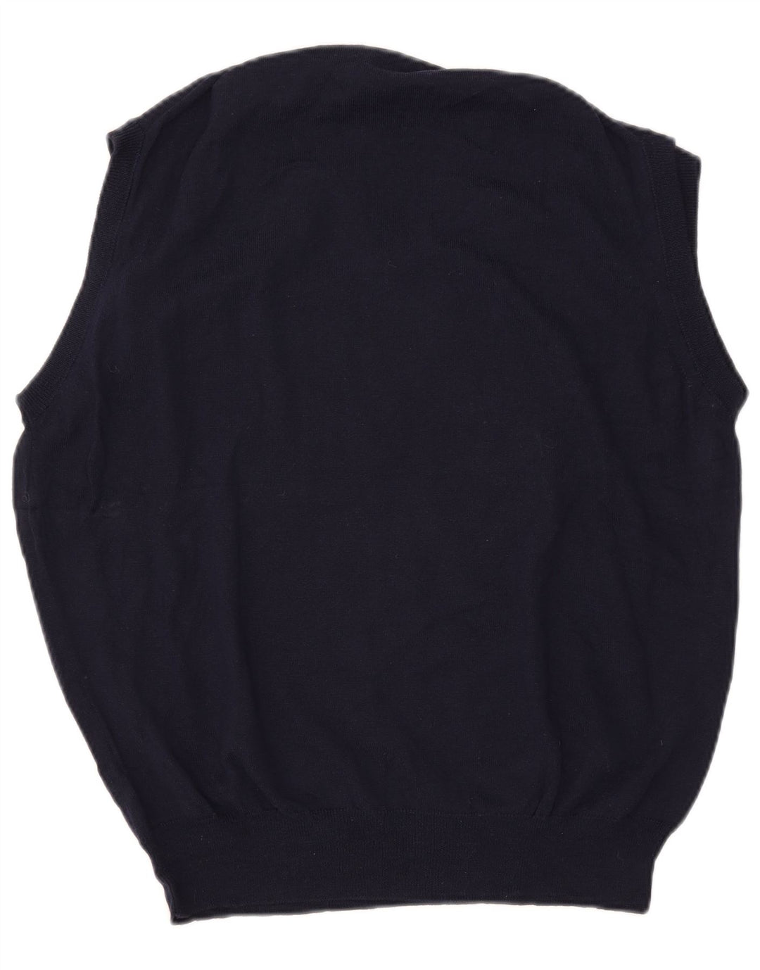 Trussardi Herrevest Tank Top Stor Marineblå Merinould