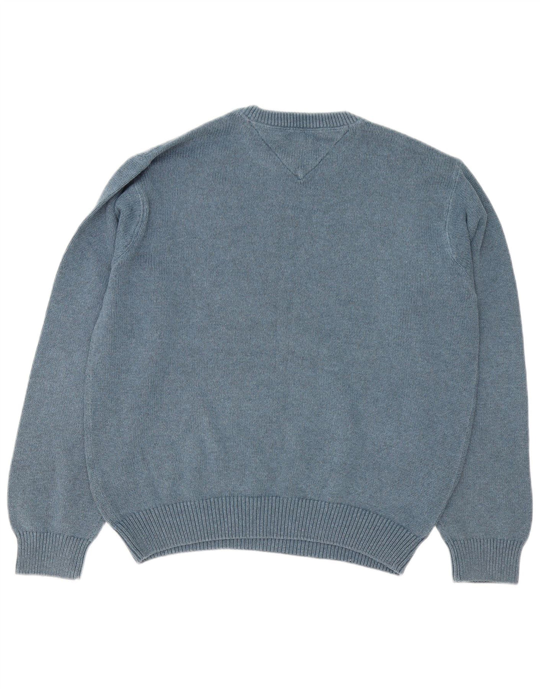 Tommy Hilfiger Herre Crew Neck Jumper Sweater Stor Blå Bomuld
