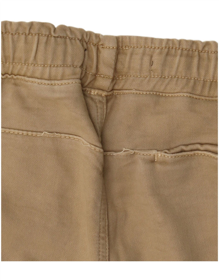 Zara Herre Chino Shorts Large W32 Beige Bomuld