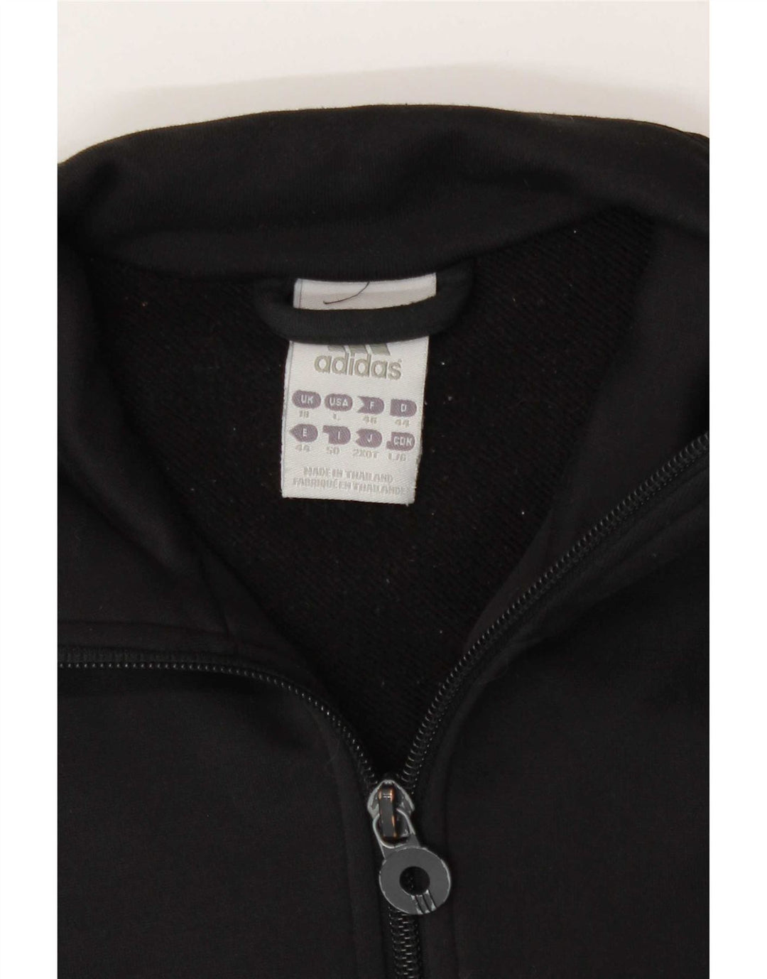 Adidas træningsdragt topjakke til kvinder UK 18 XL sort polyester