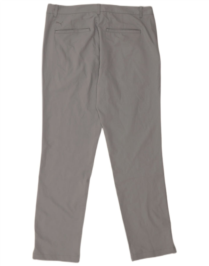 Puma Herre Slim Chino Bukser W34 L32 Grå Polyester
