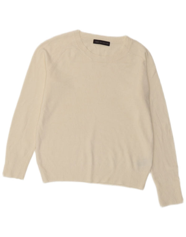 Marks & Spencer Dame sweater med rund hals DK 10 Small Off White