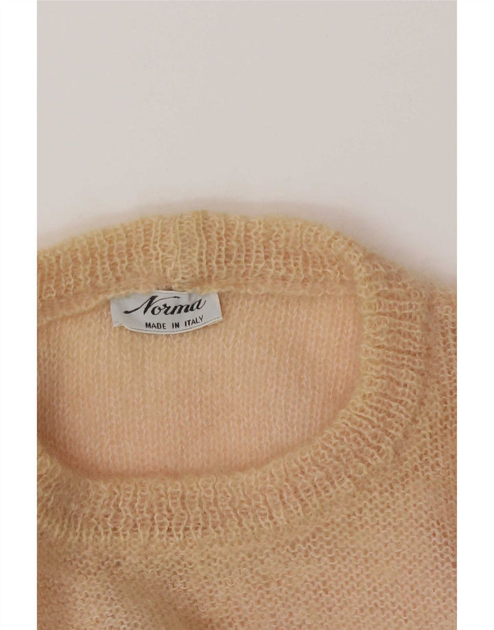 Norma Dame grafisk rund hals sweater IT 42 Medium Blue Colourblock