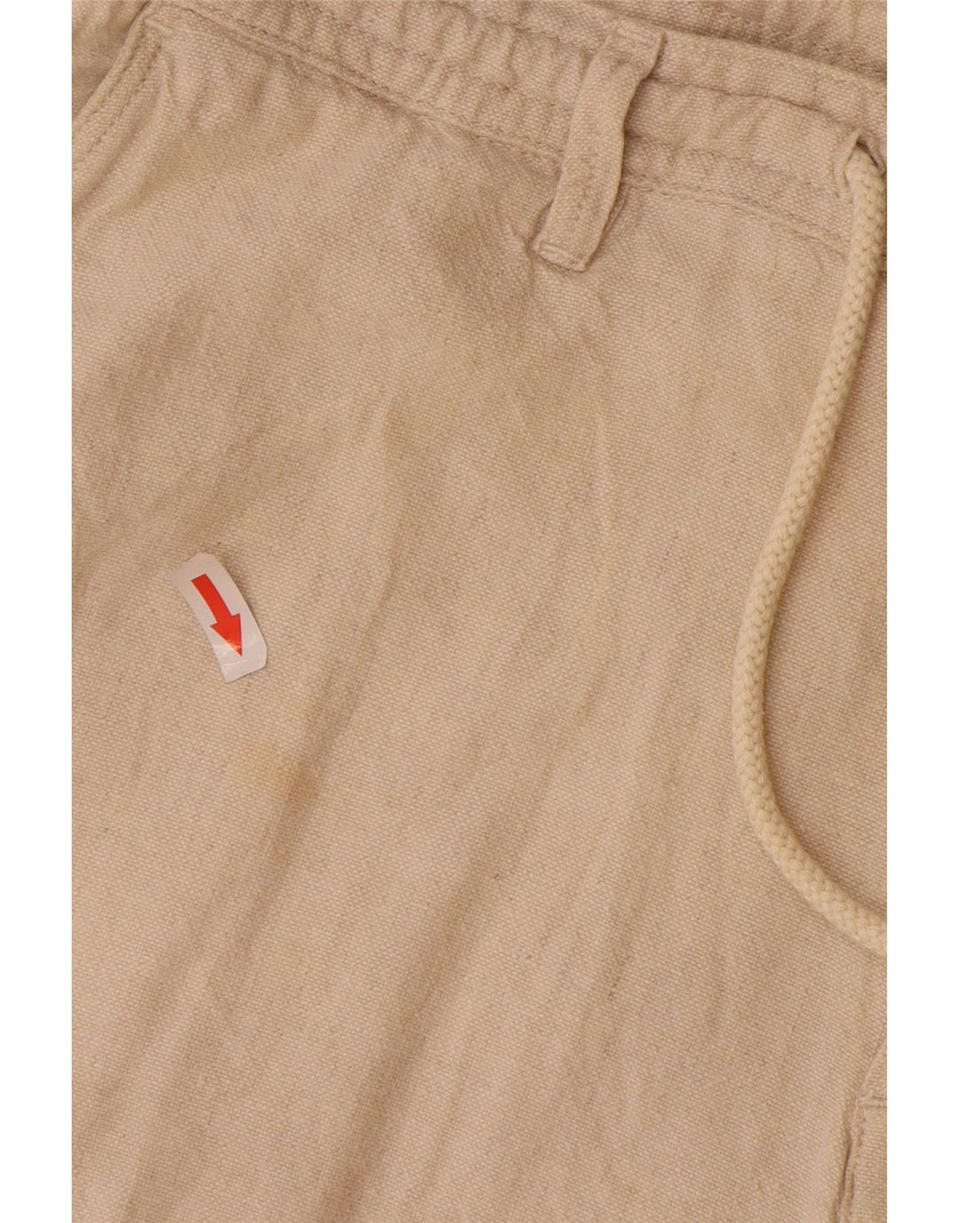 Zara Herre Chino Shorts XL W44 Beige hør